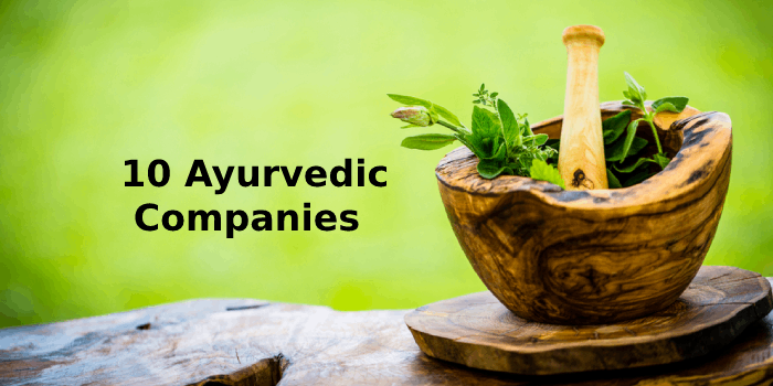 Top 10 ayurvedic companies in India